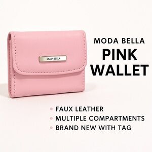 Moda Bella Pink Wallet – Brand New with Tag